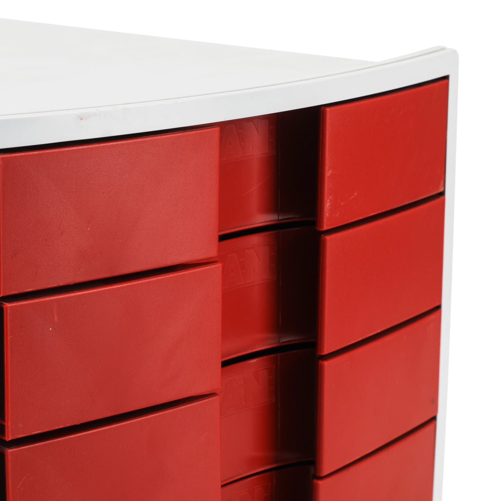 Red / White Stackable Storage Containers