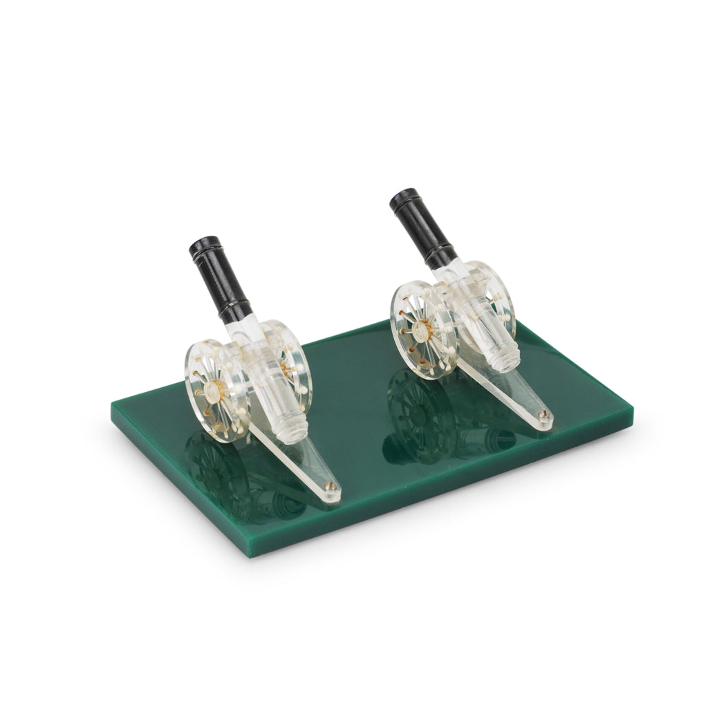 Acrylic Cannons Pen Holder