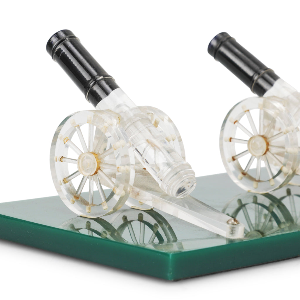 Acrylic Cannons Pen Holder
