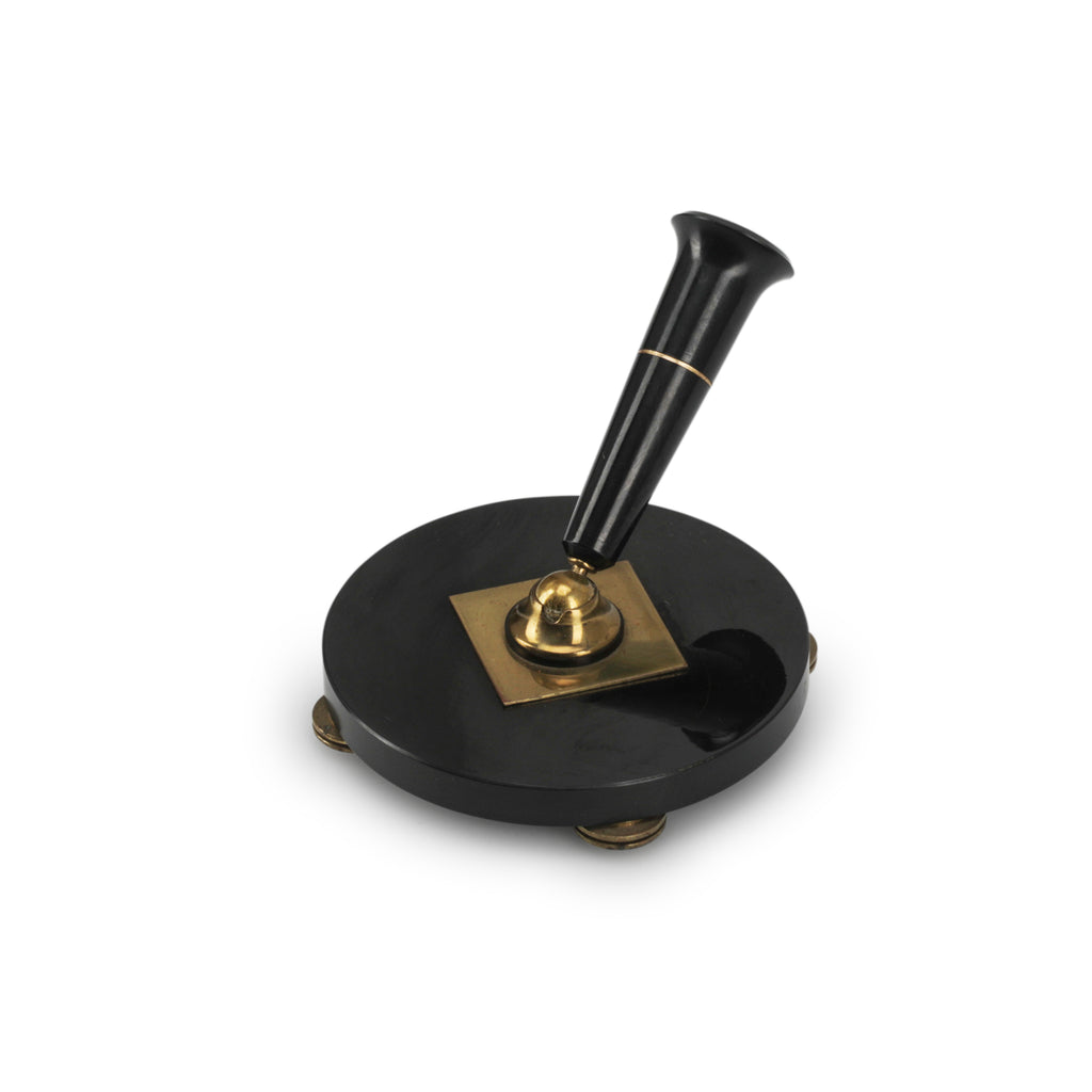 Black & Brass Vintage Pen Holder