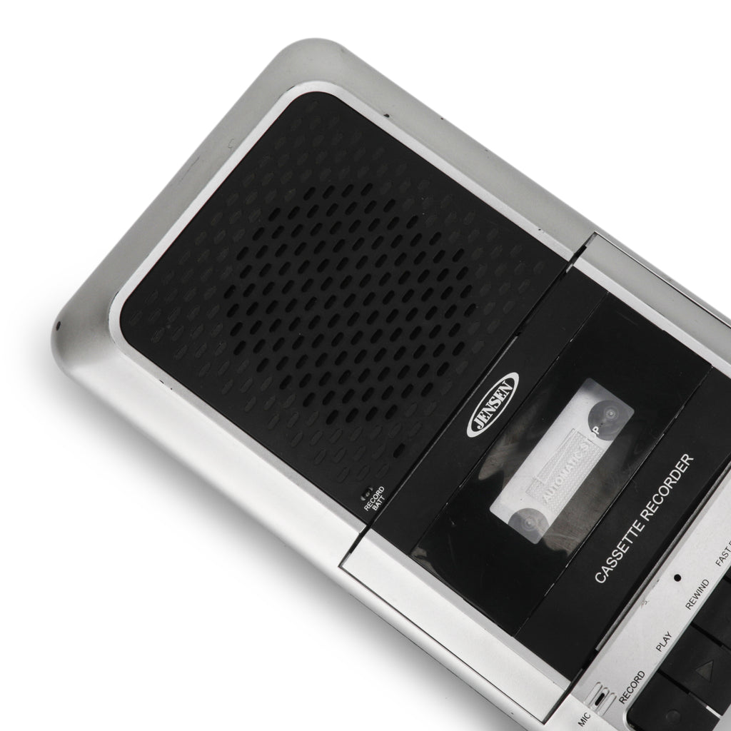 Silver / Black Jensen Cassette Player