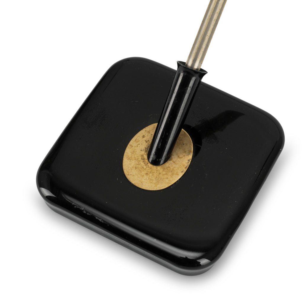 Square Black / Brass Pen Holder