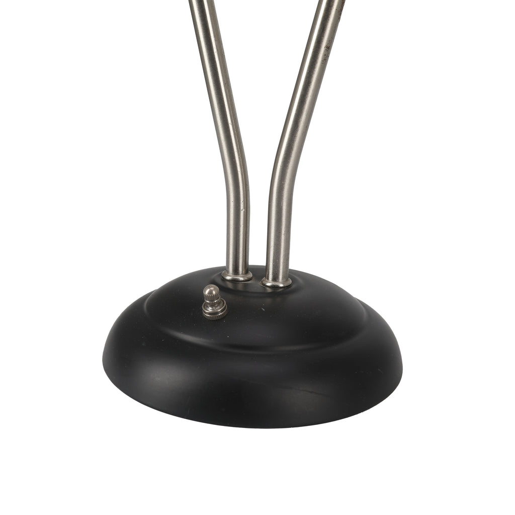 Black Double Cone Desk Lamp