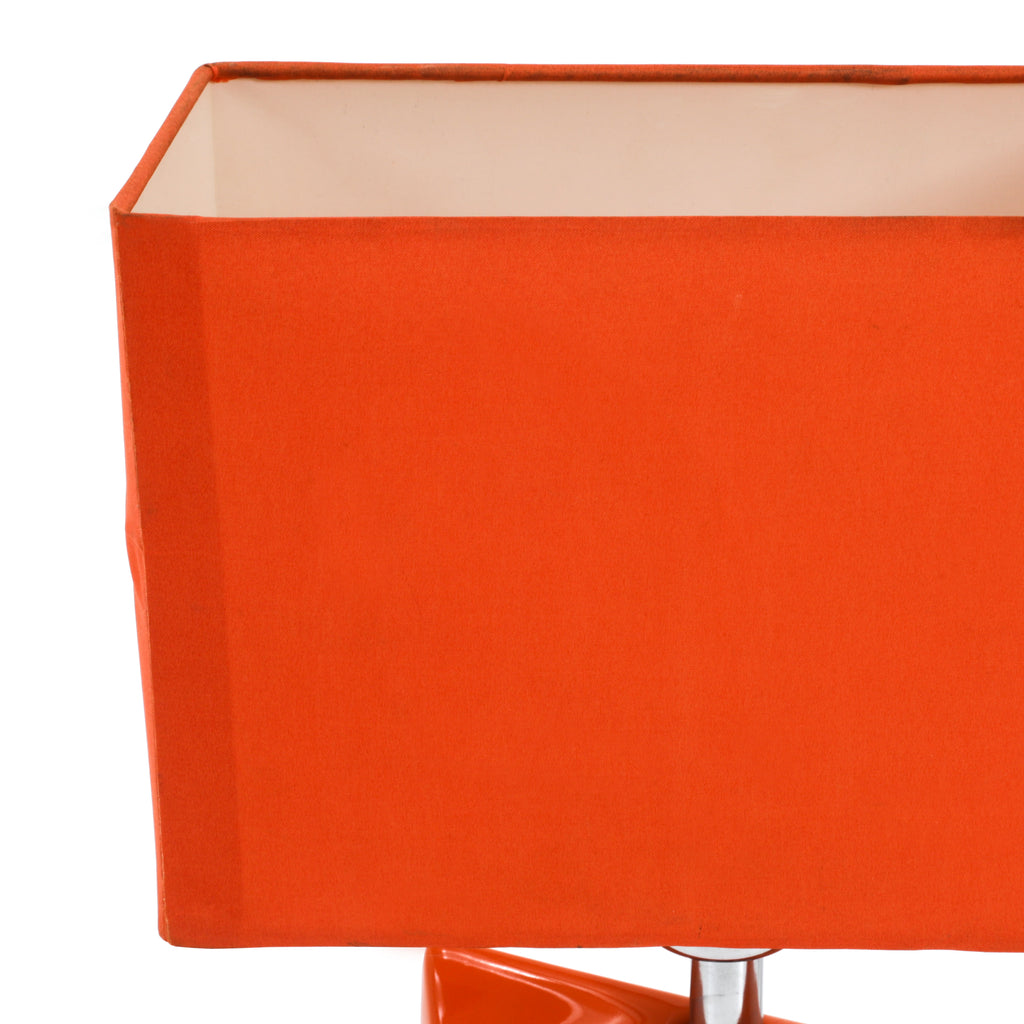 Funky Orange Cut-Out Table Lamp