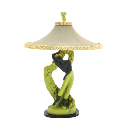 Green / Black Male Novelty Table Lamp
