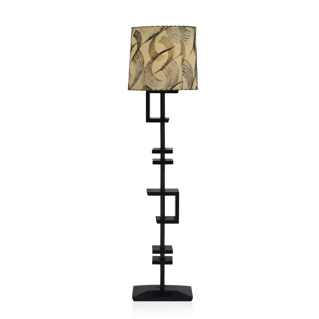 Black Paul Frankl Floor Lamp