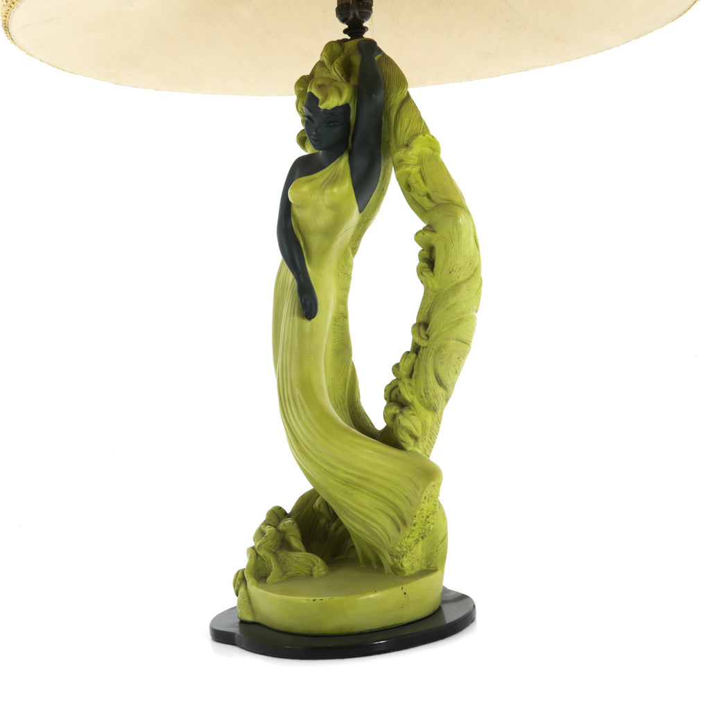 Green / Black Female Novelty Table Lamp