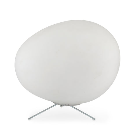 Frosted Glass Round Egg Desk Lamp