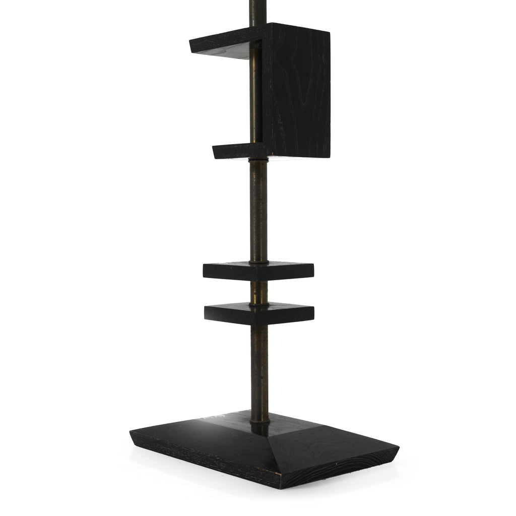 Black Paul Frankl Floor Lamp