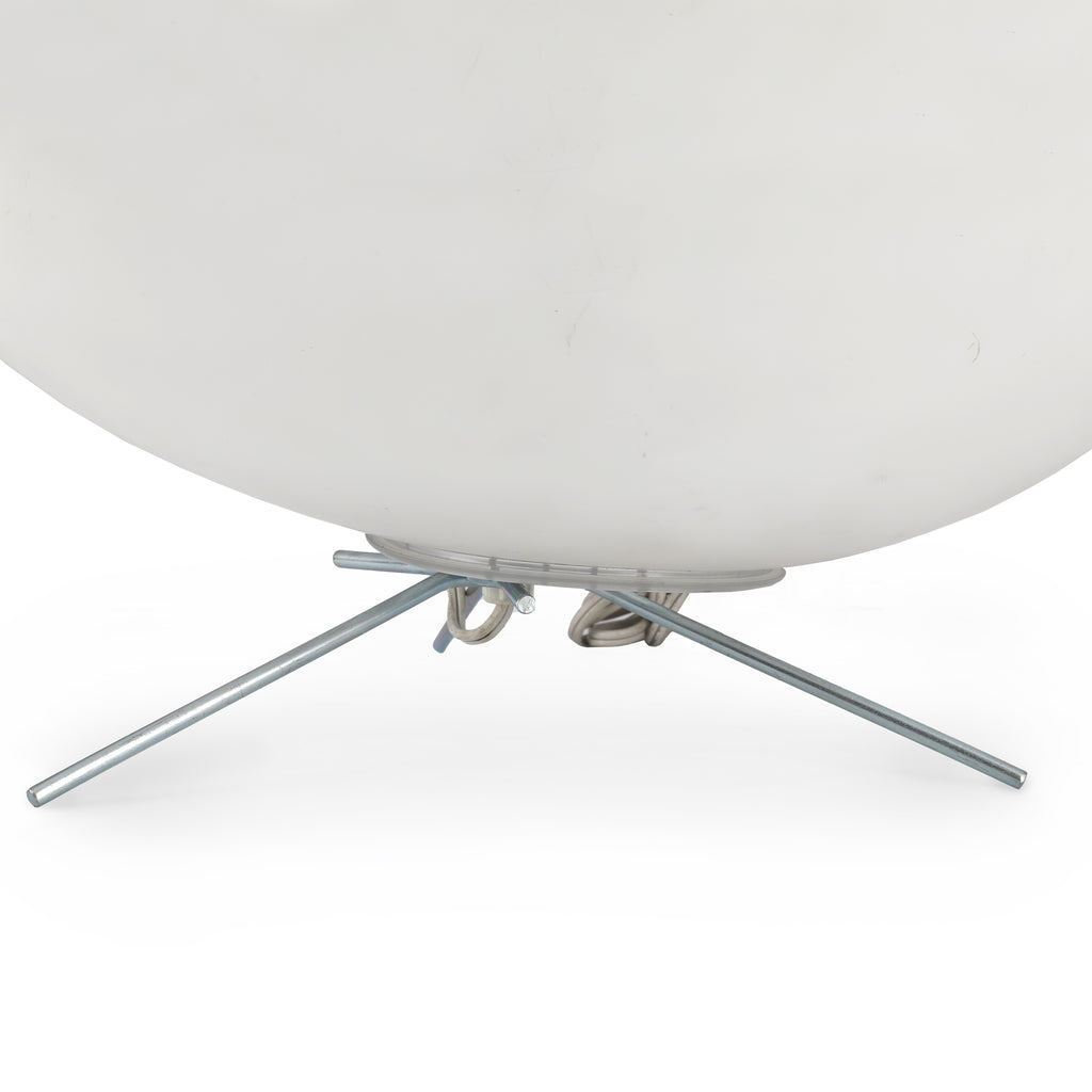 Frosted Glass Round Egg Desk Lamp