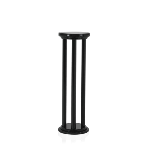 Black Four-Post Column Pedestal