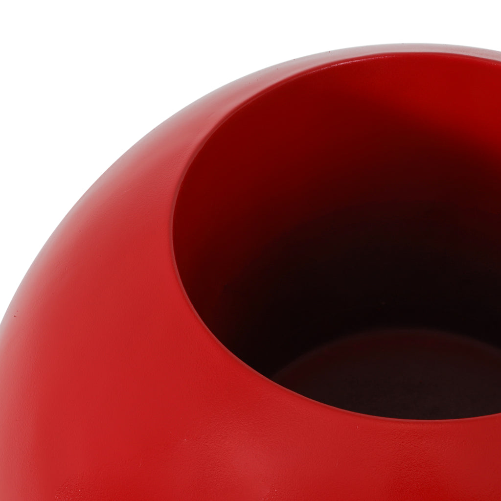 Red Sphere Planter