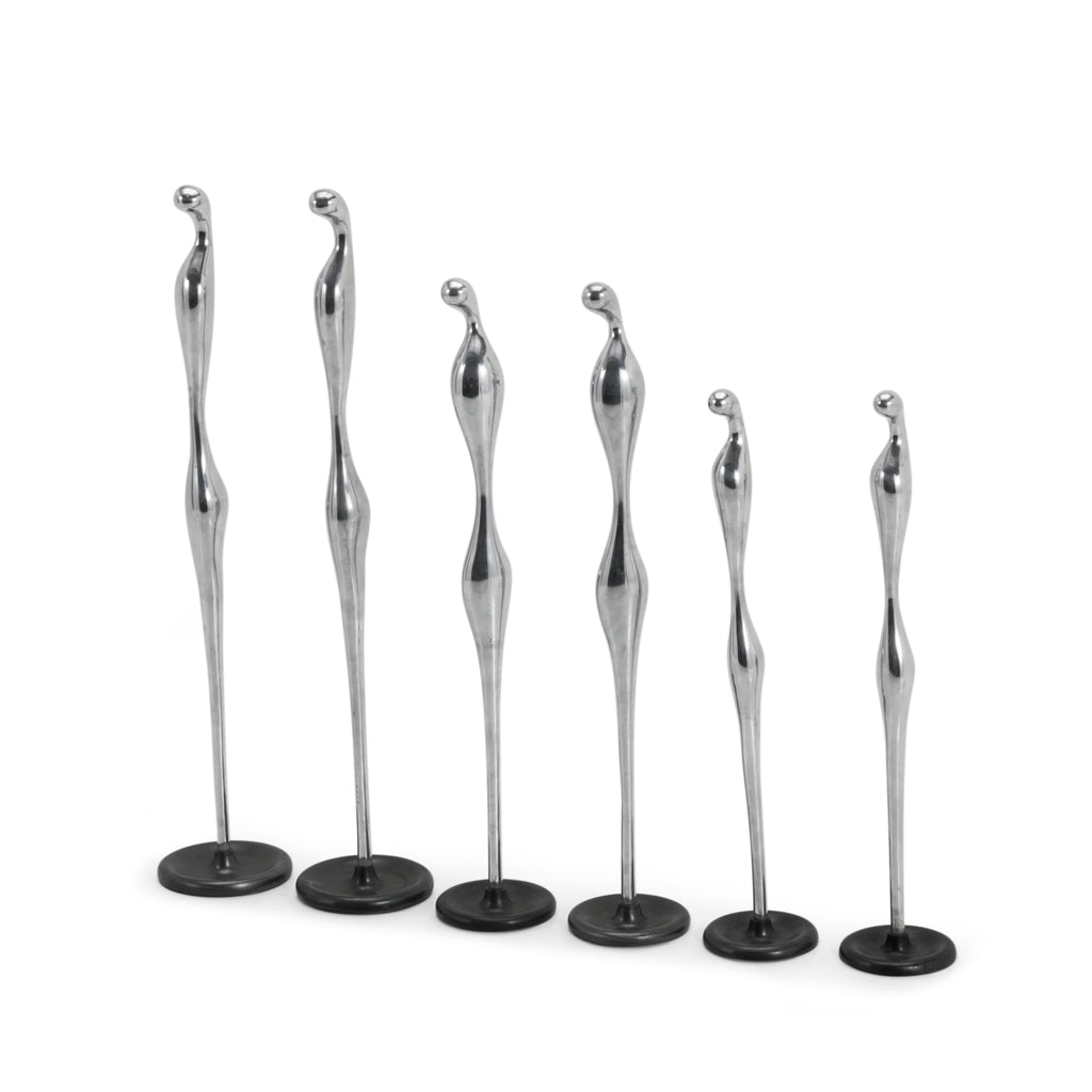 Abstract Chrome Floor Sculpture
