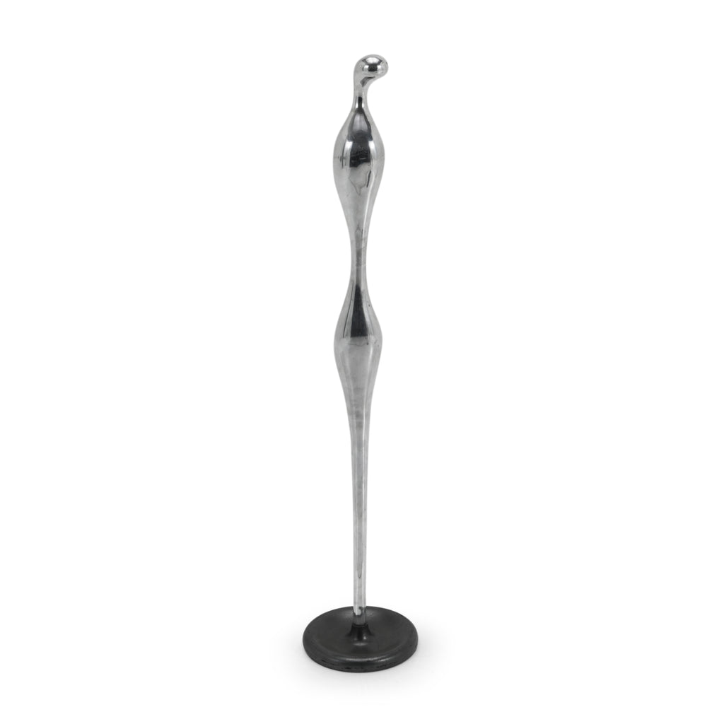 Abstract Chrome Floor Sculpture
