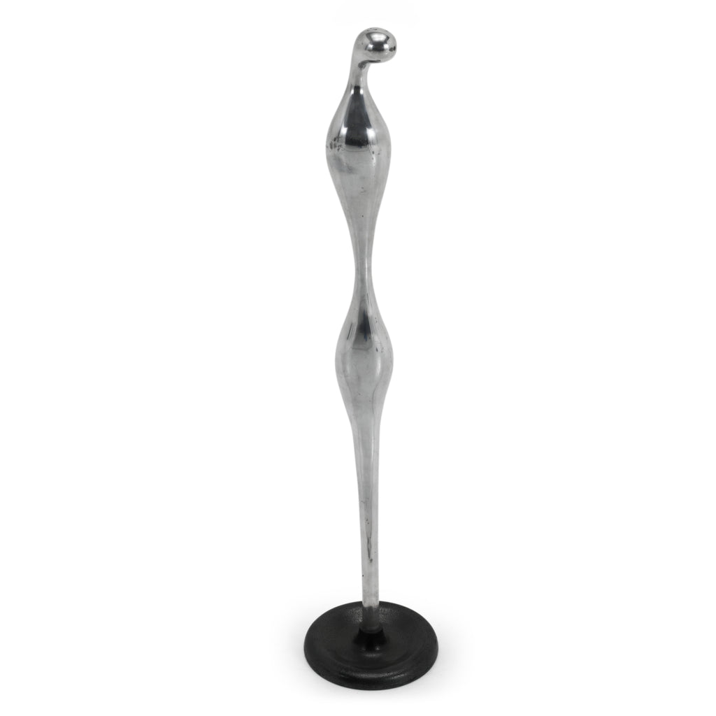 Abstract Chrome Floor Sculpture