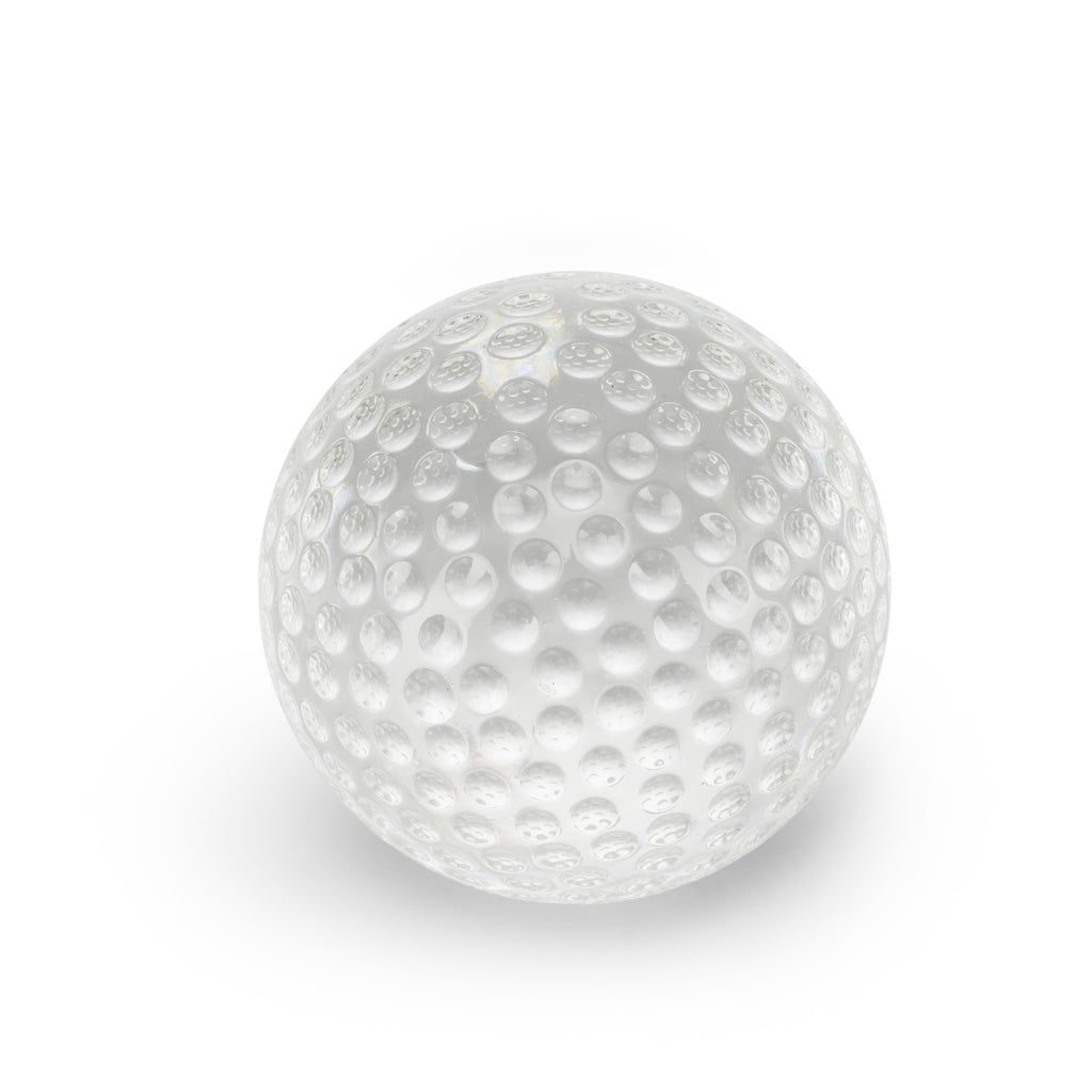 Dimpled Glass Paperweight Sphere (A+D)