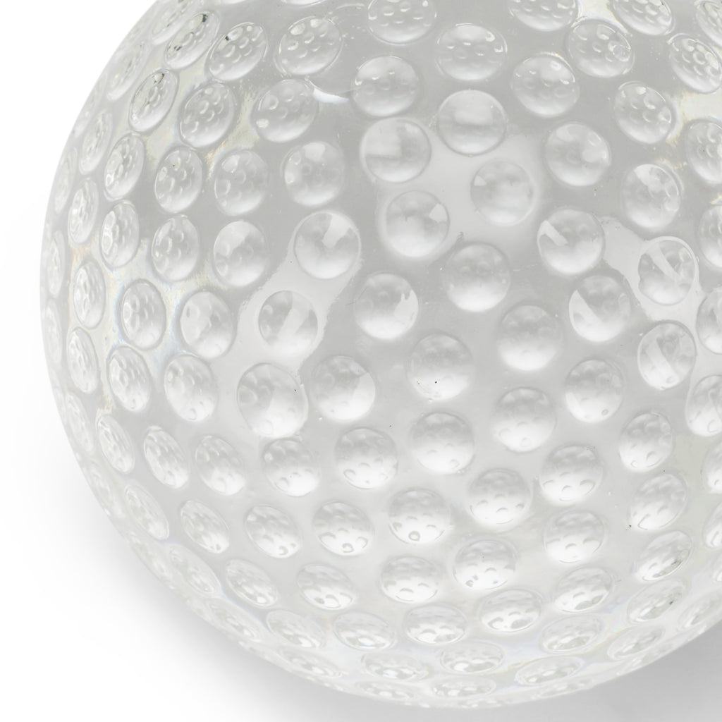 Dimpled Glass Paperweight Sphere (A+D)