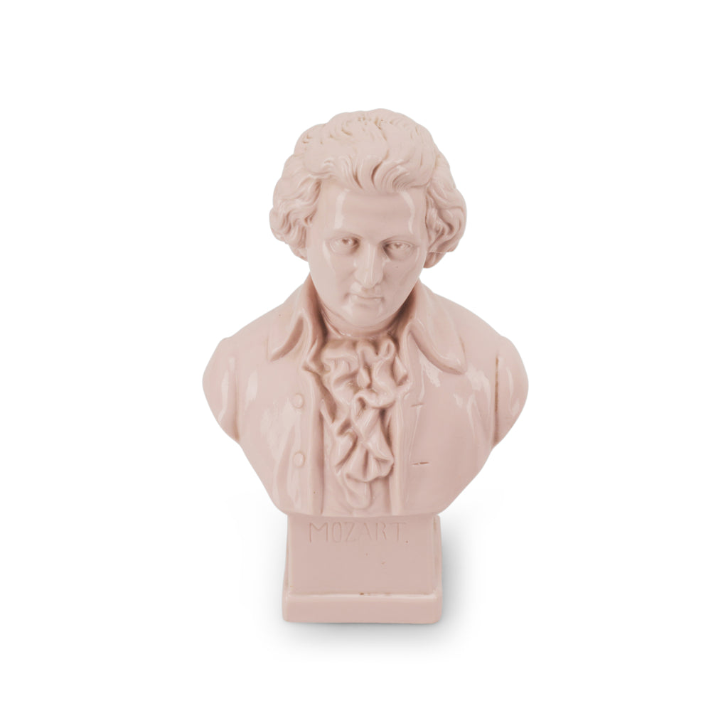 Pink Ceramic Mozart Bust (A+D)