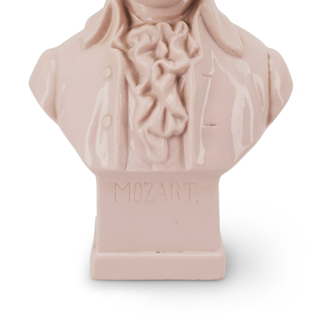 Pink Ceramic Mozart Bust (A+D)