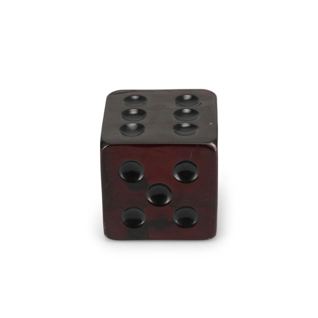 Dark Red Lucite Dice (A+D)