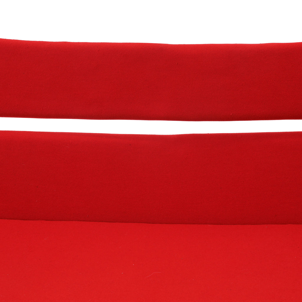 Red Baker Wingback Sofa