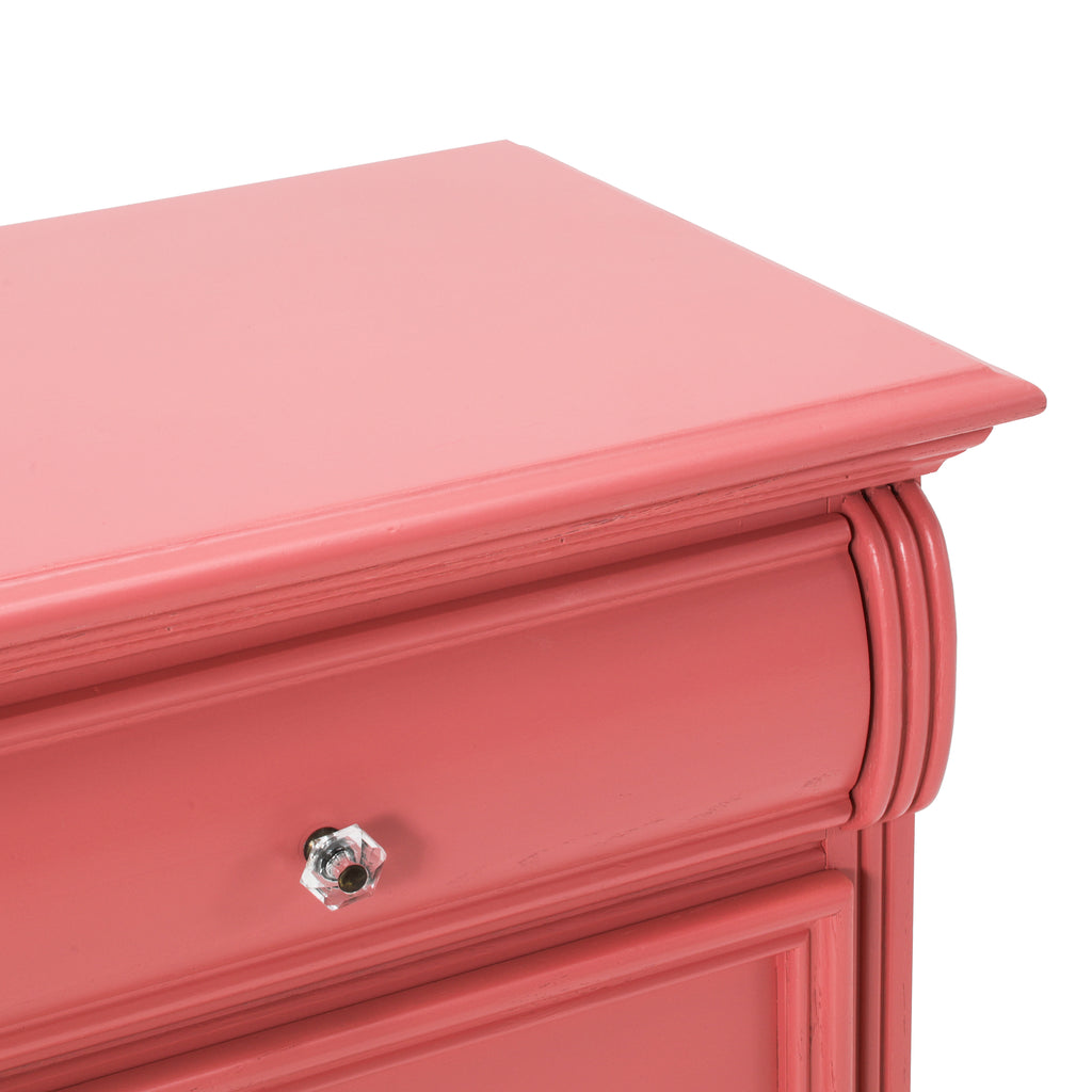 Pink Bedside Table