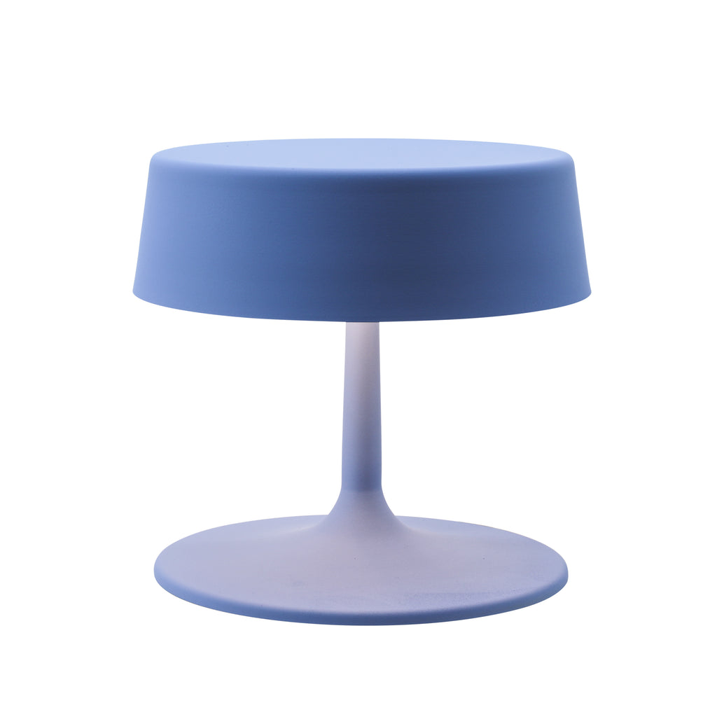 Periwinkle Blue Painted Table Lamp