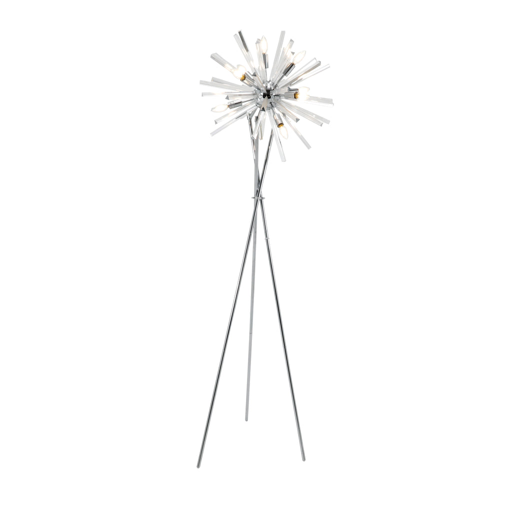 Lucite Starburst Floor Lamp