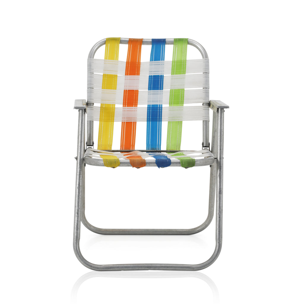 Multi-Color Folding Metal Outdoor Chair