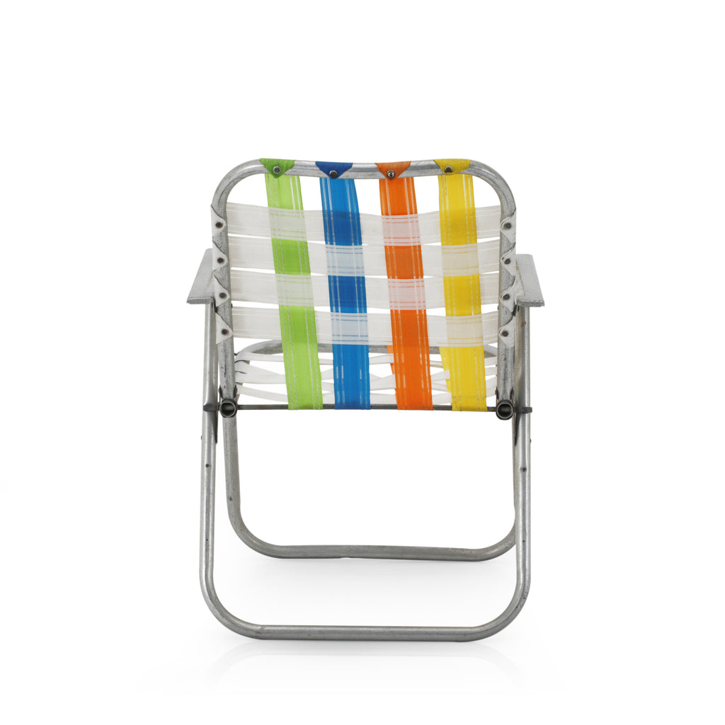 Multi-Color Folding Metal Outdoor Chair