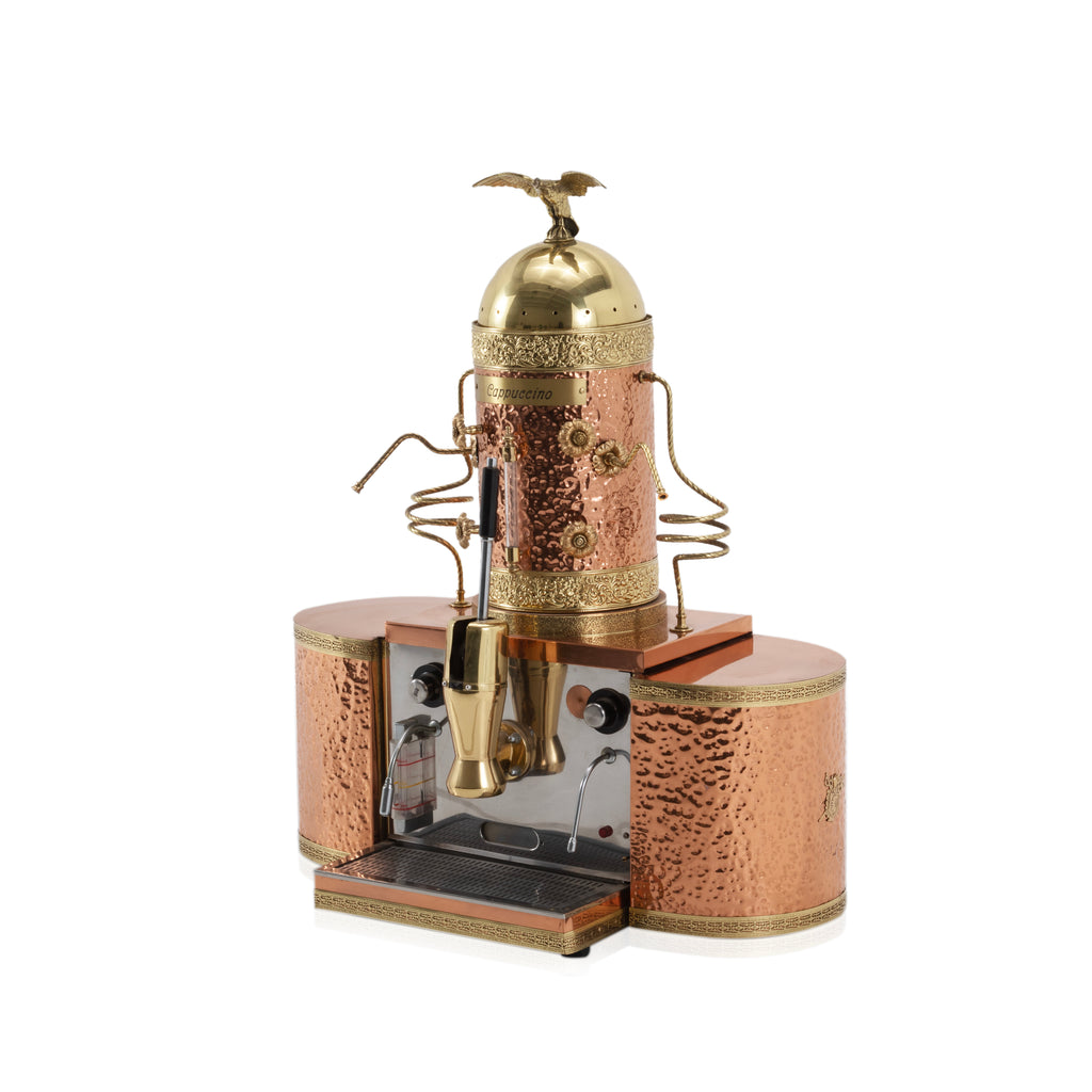 Gold / Copper Vintage Cappuccino Machine