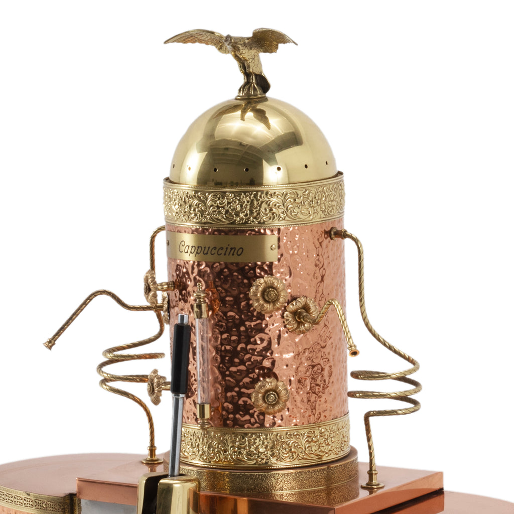 Gold / Copper Vintage Cappuccino Machine