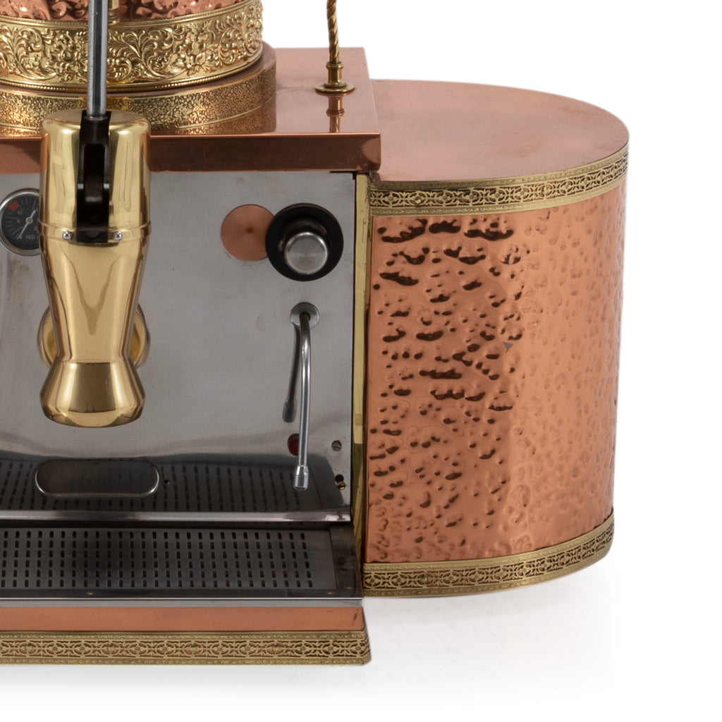 Gold / Copper Vintage Cappuccino Machine