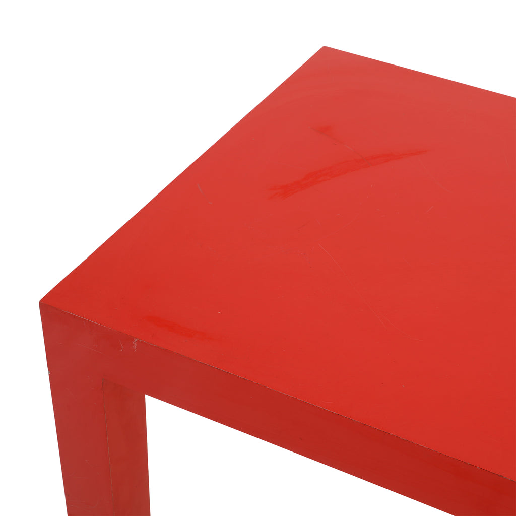 Red / Orange Acrylic Coffee Table