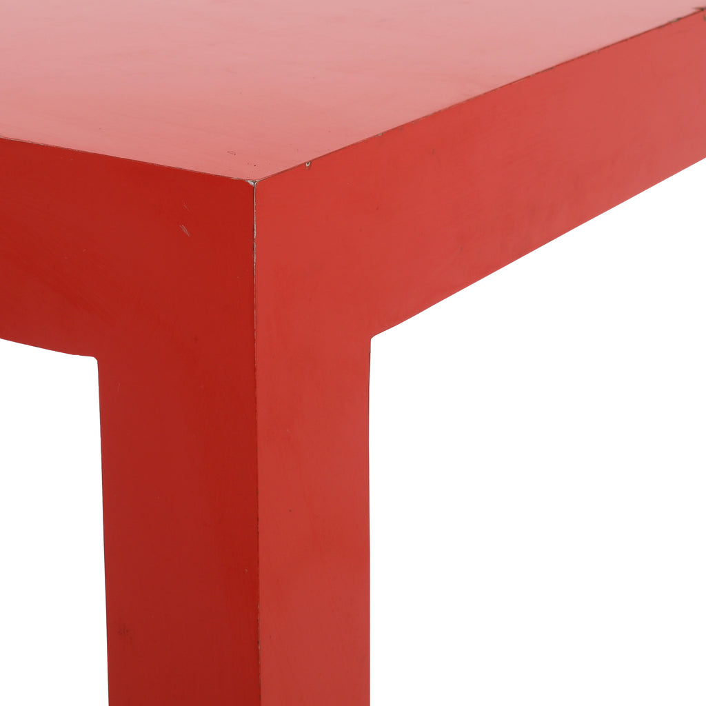 Red / Orange Acrylic Coffee Table