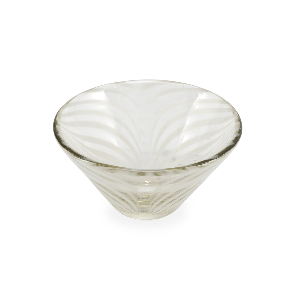 White Glass Bowl (A+D)