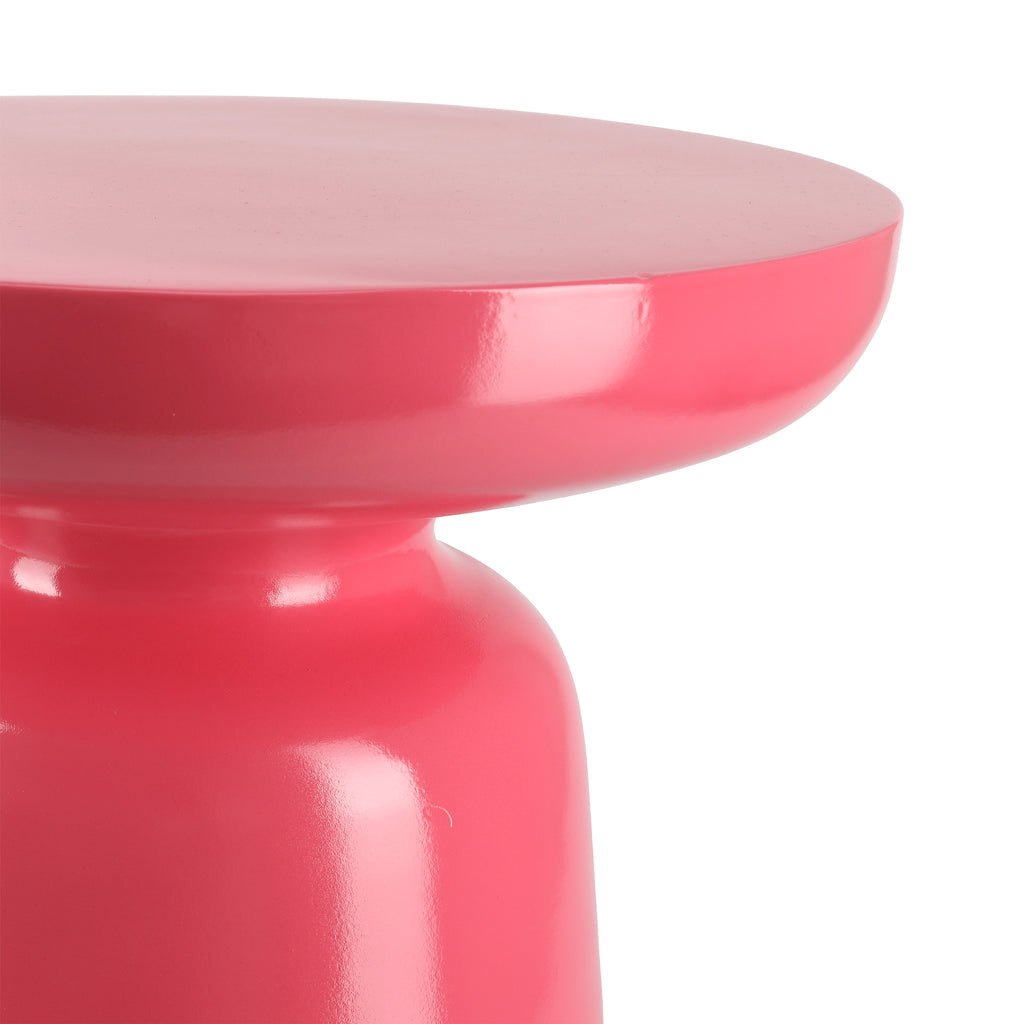 Hot Pink Round Top Pedestal