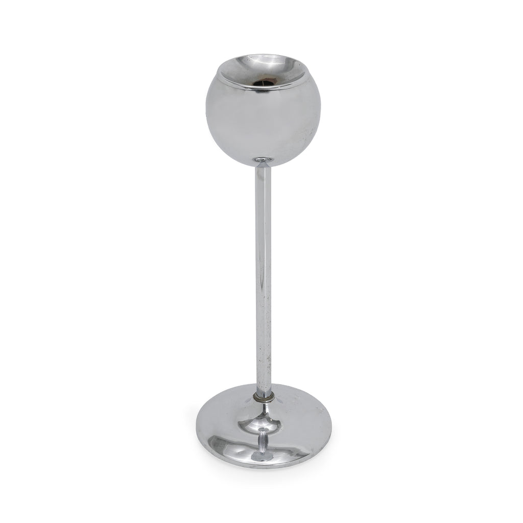 Metal Orb Ashtray w/ Stand