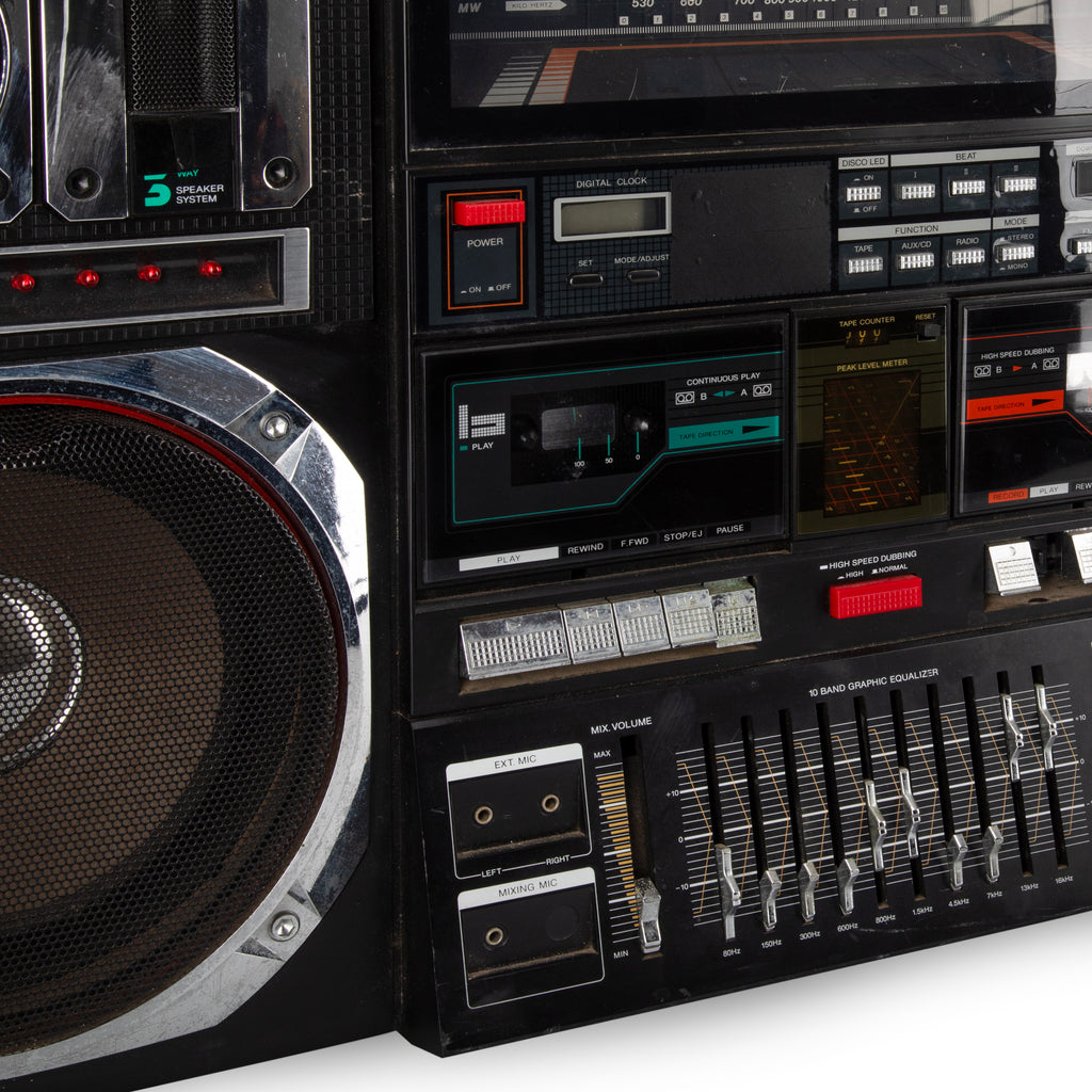 Huge Black Tecsonic Boombox