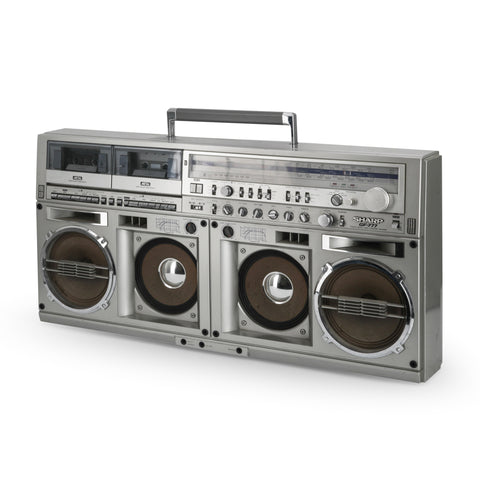 Huge Sharp Double Cassette Boombox