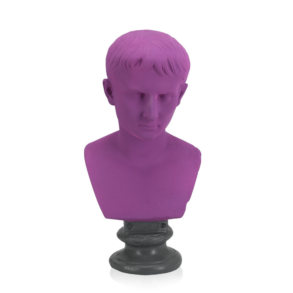 Purple Greek Male Bust