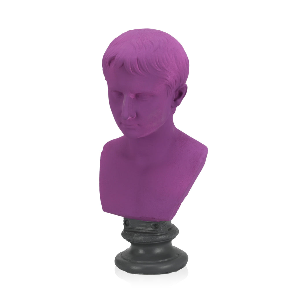 Purple Greek Male Bust