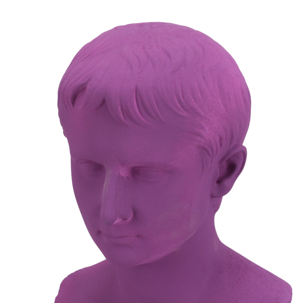 Purple Greek Male Bust