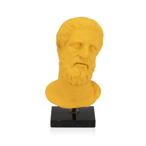 Yellow Aristotle Bust