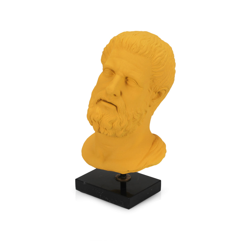 Yellow Aristotle Bust