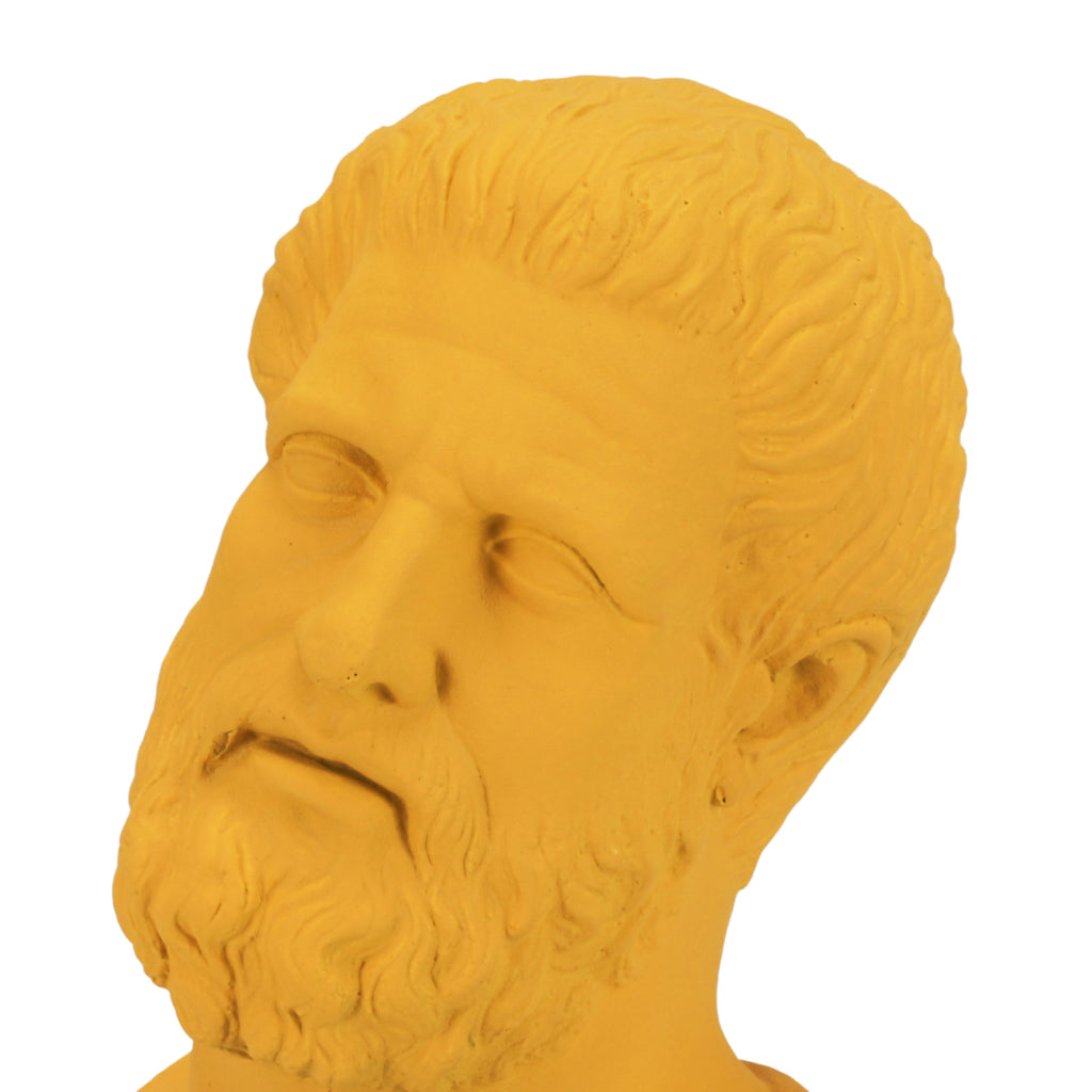 Yellow Aristotle Bust