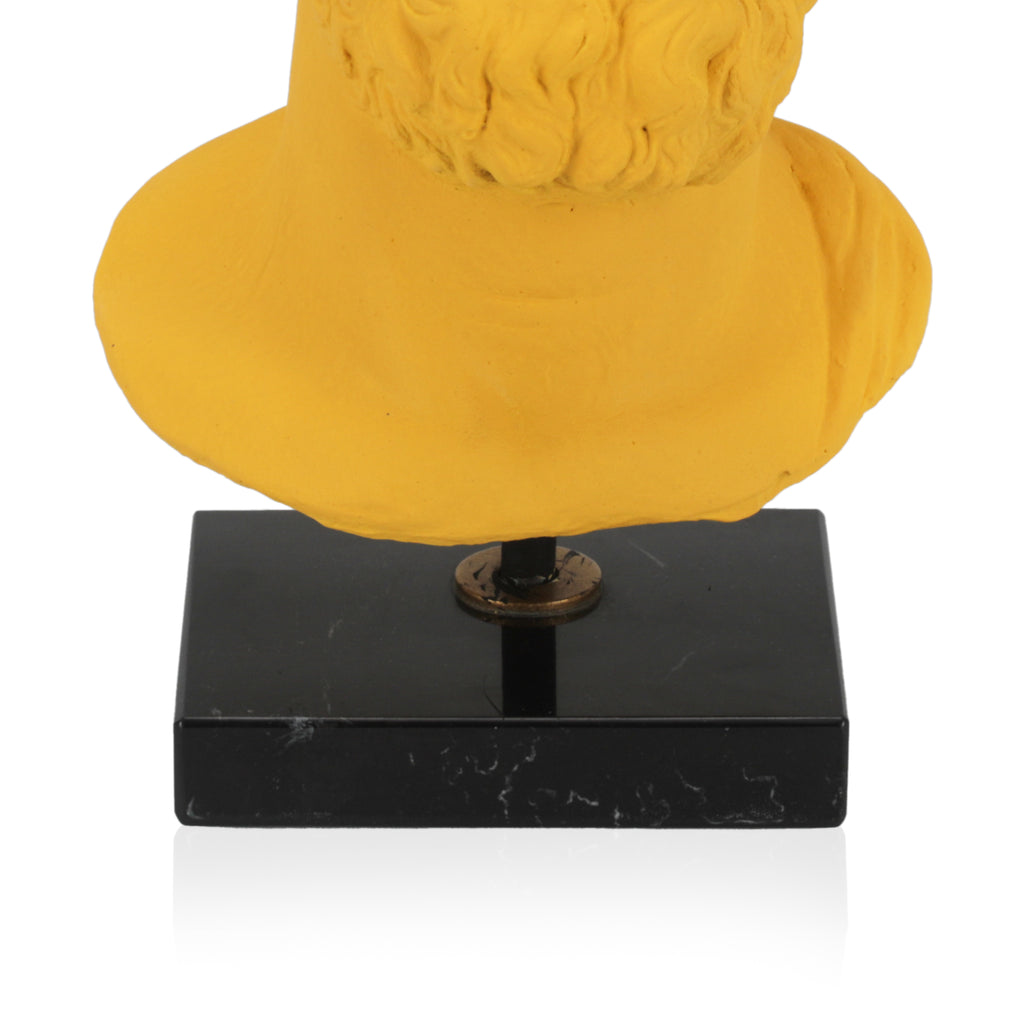 Yellow Aristotle Bust