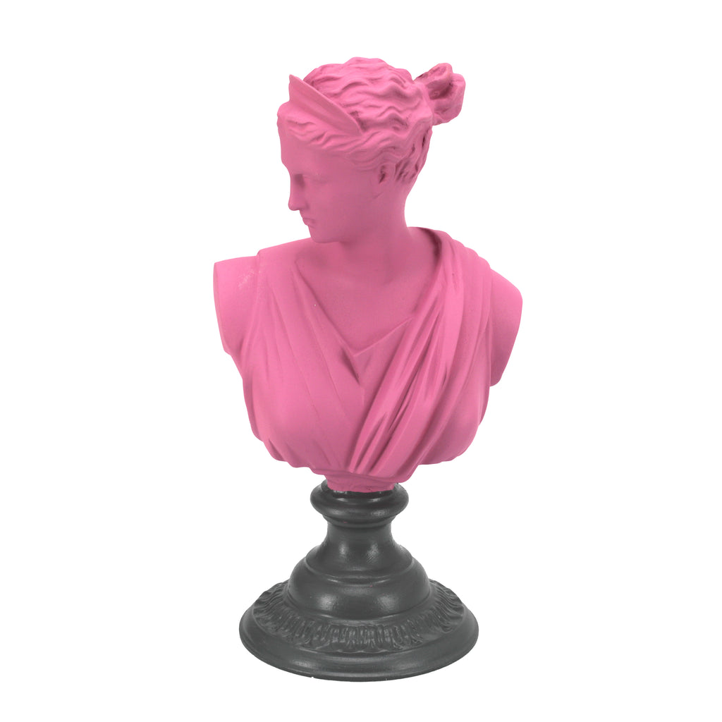 Pink Grecian Artemis Bust