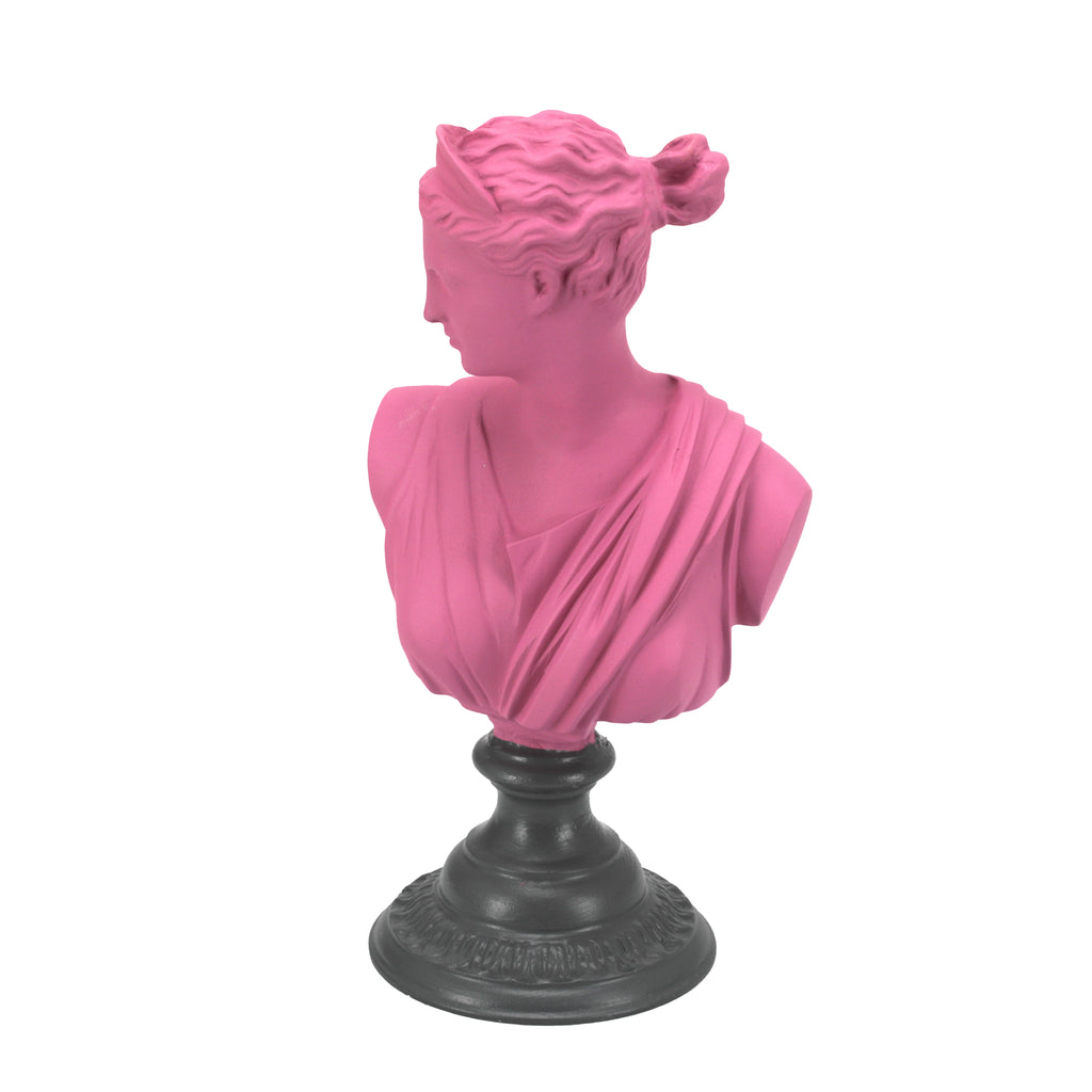 Pink Grecian Artemis Bust