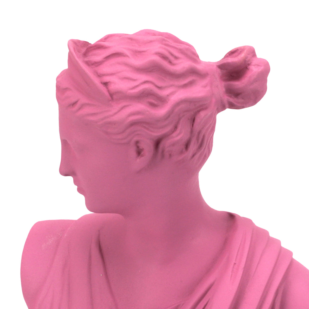 Pink Grecian Artemis Bust